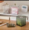 Luxury Transparent Lipstick & Makeup Cotton Swabs Holder (Random Colors)