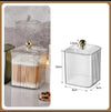 Luxury Transparent Lipstick & Makeup Cotton Swabs Holder (Random Colors)