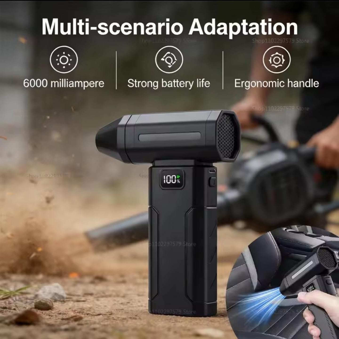 High Speed Mini Turbo Blower - Wireless Jet Fan