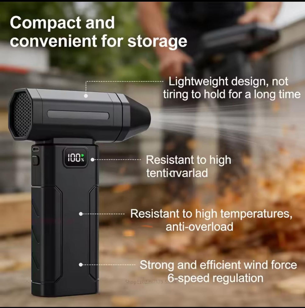 High Speed Mini Turbo Blower - Wireless Jet Fan