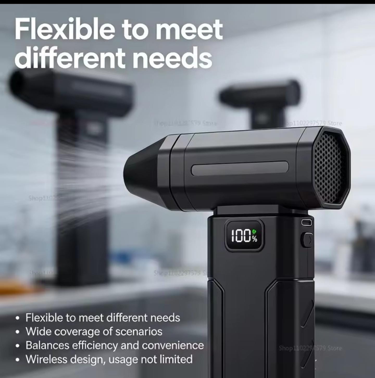 High Speed Mini Turbo Blower - Wireless Jet Fan