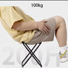 Portable Folding Lightweight Stool – Heavy Duty Steel Frame