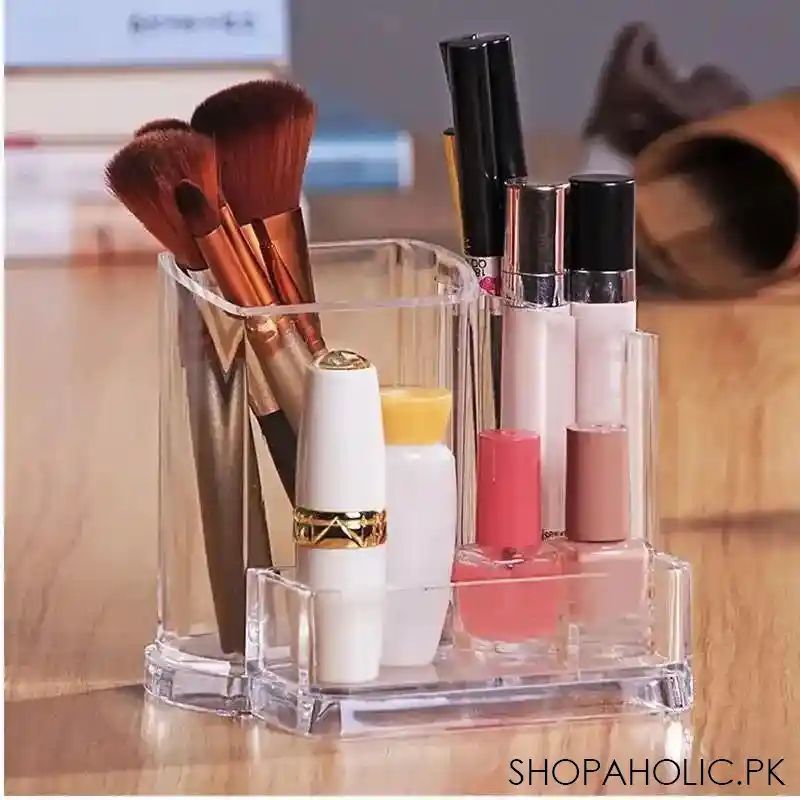 3-Portion Acrylic Multi-Purpose Organizer (Random Design)