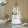 Gemini said Rotating Makeup Brush Organizer with Dust-Proof Lid