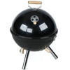 Portable Football Countertop Charcoal BBQ Grill