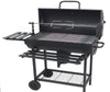 Monster Barrel BBQ Grill with Automatic Rotisserie & Skewer Station