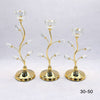 Crystal Bud Enchanted Vine Candle Stand – 3 Piece Luxury Set