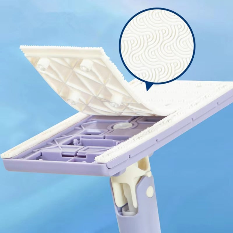 Automatic Cloth Gripping Mini Mop – One-Touch Paper Changing Cleaning Tool