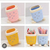 Cute Kawaii Animal-Style Desktop Stationery & Pen Holder