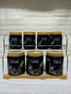 7-Piece Airtight Food Storage Set – Premium Stackable Kitchen Jars with Easy-Lock Lids