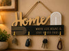 Elegant Wooden Wall-Mounted Key Organizer Collection