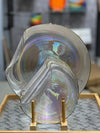 Handmade Irregular Glass Cake Serving Set – 7 Piece Collection