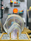 Handmade Irregular Glass Cake Serving Set – 7 Piece Collection
