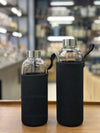 Eco-Friendly Borosilicate Glass Water Bottle with Protective Neoprene Pouch
