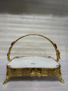 Royal Butterfly Golden Ceramic Serving Platter