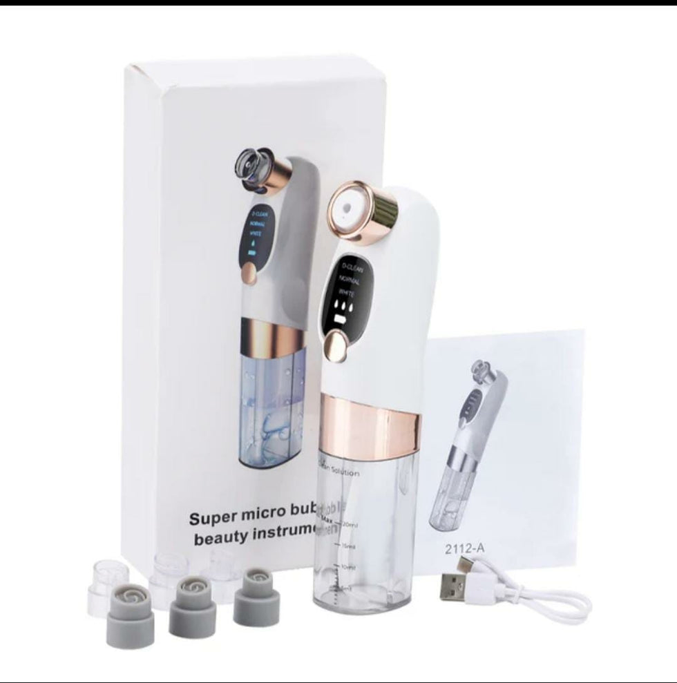 Dermaclear Super Micro Bubble Facial Vacuum & Blackhead Remover