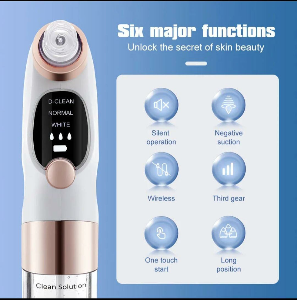 Dermaclear Super Micro Bubble Facial Vacuum & Blackhead Remover