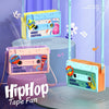 RetroWave Rechargeable Cassette Style Fan with Voice Recording & Playback