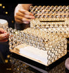 Premium Crystal Tissue Box Holder