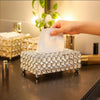 Premium Crystal Tissue Box Holder