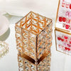 Luxury Ice Gold Metal & Crystal Makeup Brush Holder (Random Design)