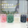 Vintage Desktop Evaporative Air Cooler – 3-in-1 Rechargeable Mini Spray Fan & Humidifier