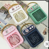 Vintage Desktop Evaporative Air Cooler – 3-in-1 Rechargeable Mini Spray Fan & Humidifier