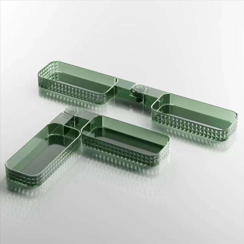 Multifunction 360° Rotating Wall Corner Shelf Organizer