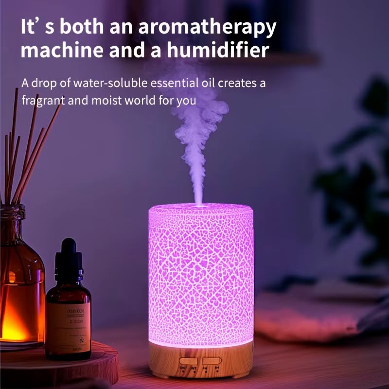 Smart USB Ultrasonic Aroma Diffuser & Cool Mist Humidifier