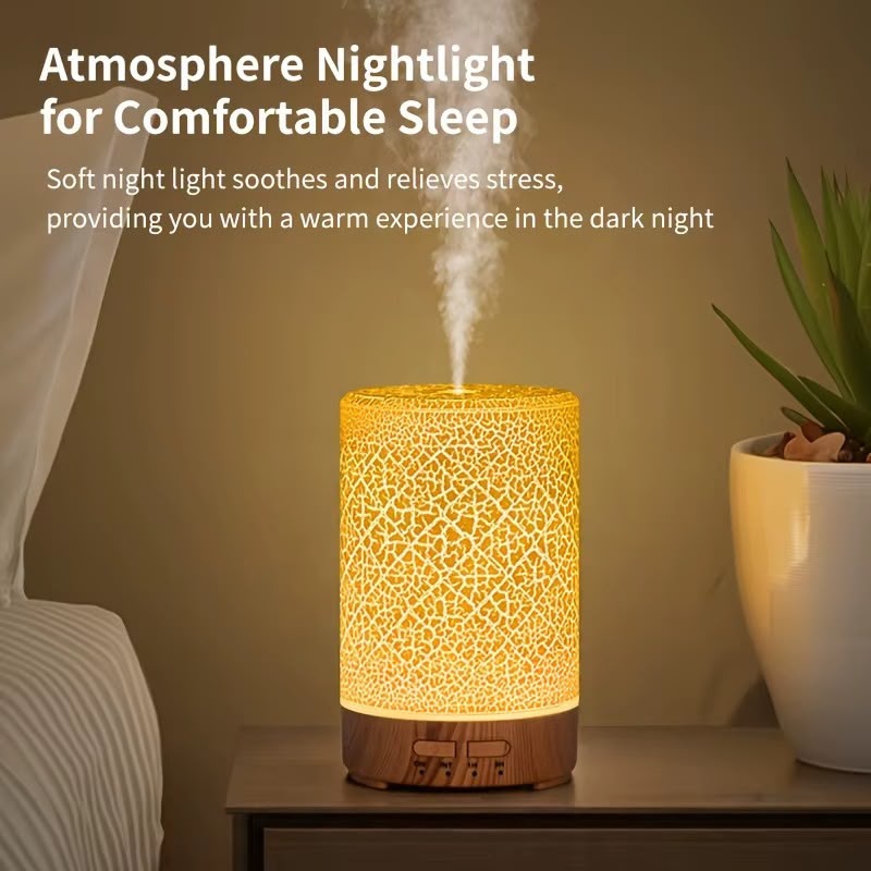 Smart USB Ultrasonic Aroma Diffuser & Cool Mist Humidifier