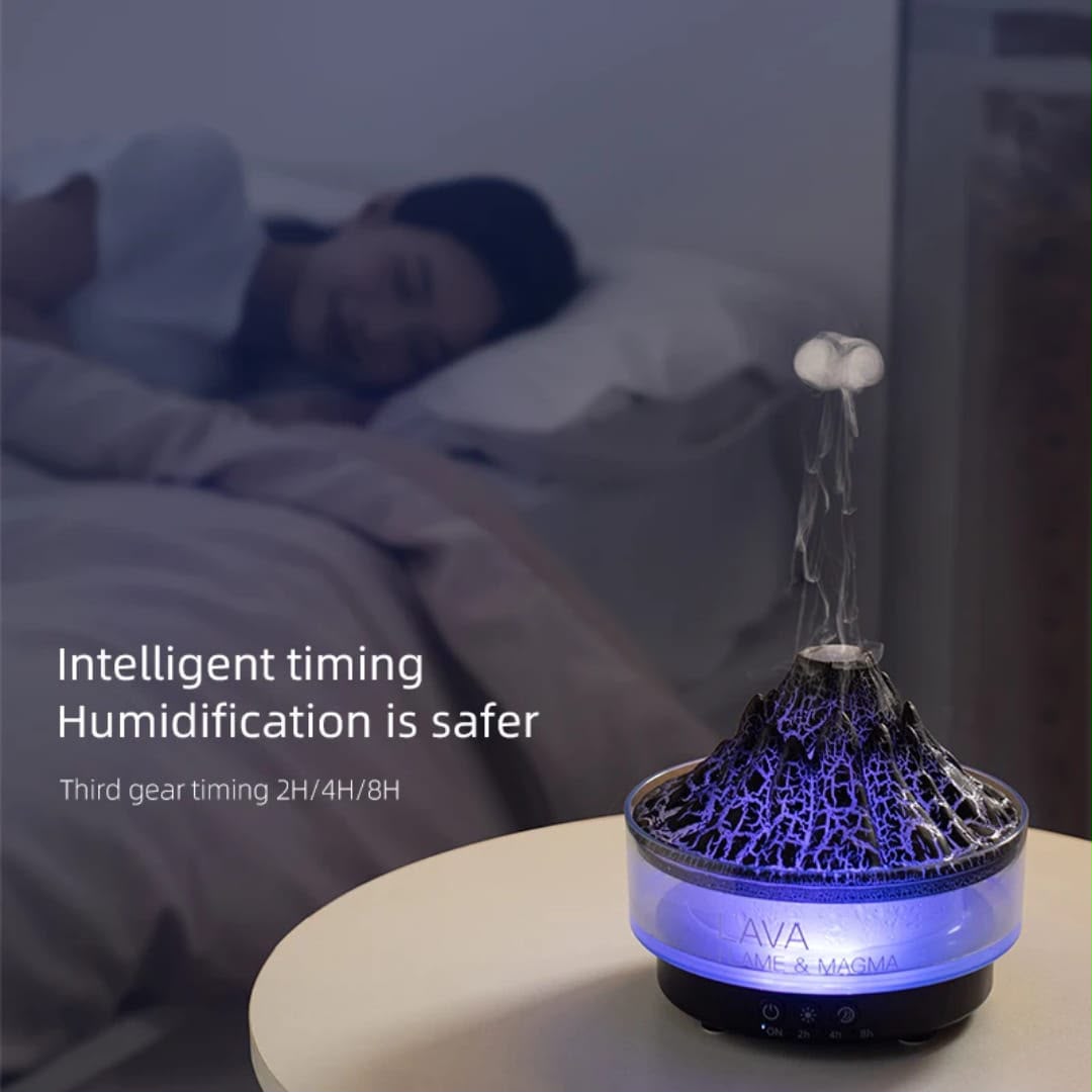 Simulation Volcano Crack Aroma Diffuser & Air Humidifier
