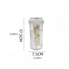 600ml Pastel Straw Tumbler & Dual-Port Water Bottle  (Random Colours)