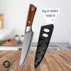 8" Stainless Steel Chef Knife with Protective Cover