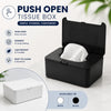 Soft-Open Push Button Tissue Box (High-Quality Plastic)