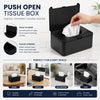 Soft-Open Push Button Tissue Box (High-Quality Plastic)