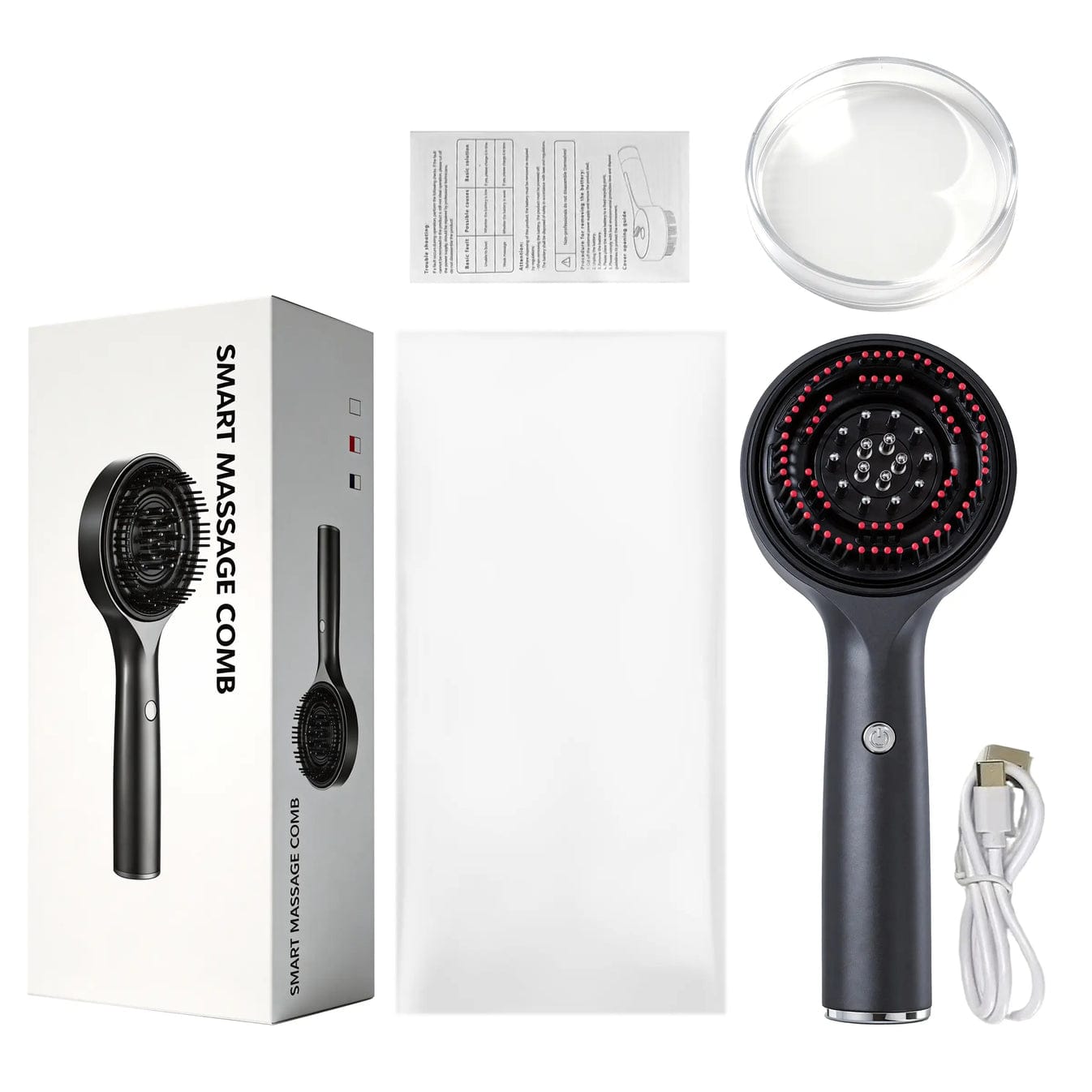 3-in-1 Electric Scalp Massager & Hair Oil Applicator