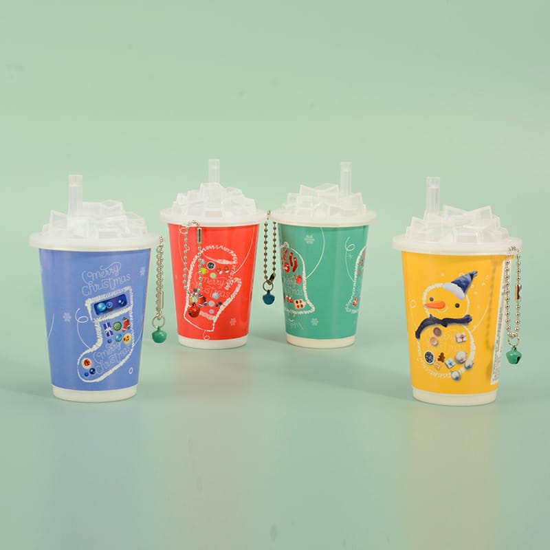 Mini Cute Soda Can Wet Wipes with Keychain hanging Ring