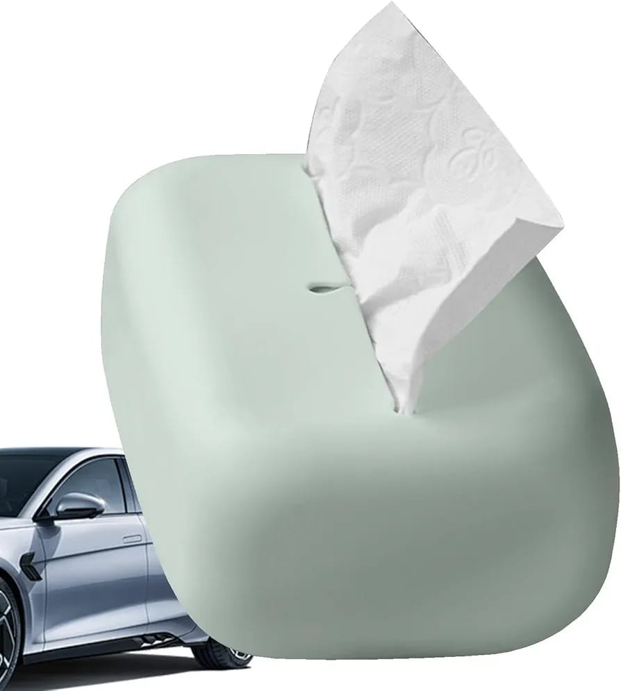 Collapsible Silicone Tissue Box Holder