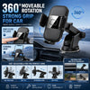 360° Rotatable Rearview Mirror Car Phone Holder with Strong Grip