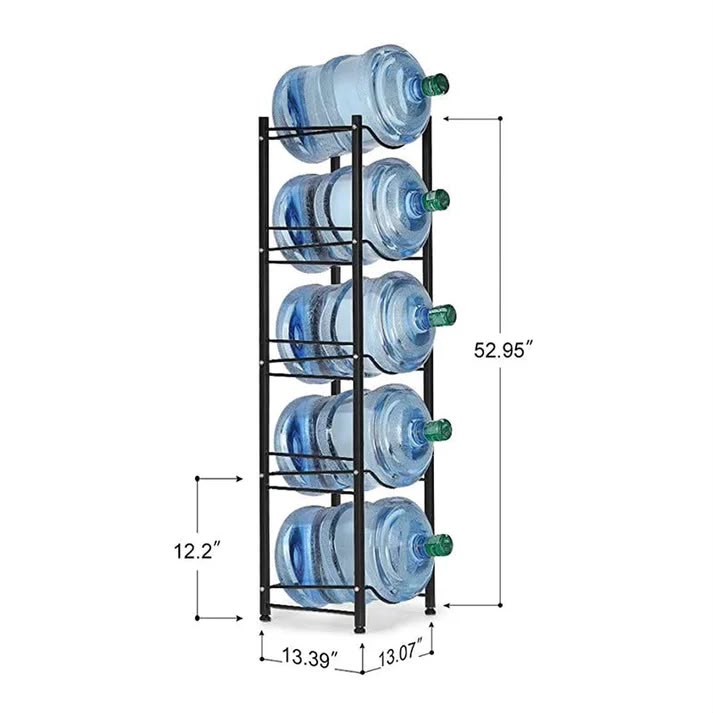 Premium Metal Water Dispenser Bottle Storage Organizer Stand