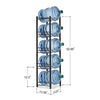 Premium Metal Water Dispenser Bottle Storage Organizer Stand