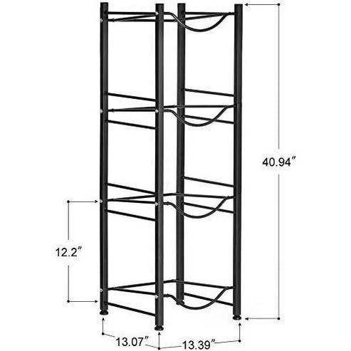 Premium Metal Water Dispenser Bottle Storage Organizer Stand