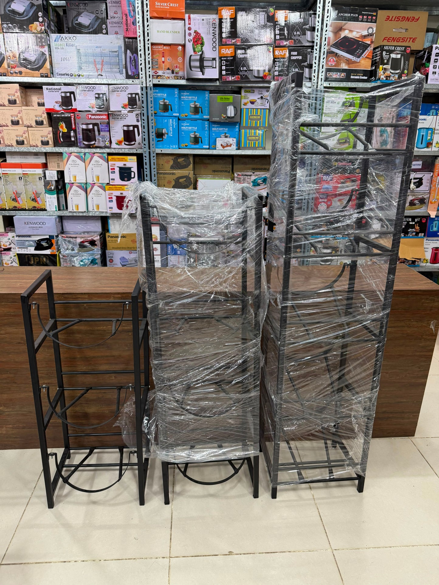 Premium Metal Water Dispenser Bottle Storage Organizer Stand