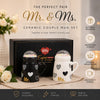 Premium Mr. & Ms. Ceramic Couple Mug Gift Set