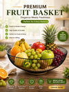 Geometric Metal Wire Fruit Bowl