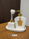 Porcelain Soap Dispenser & Diffuser Set with Tray