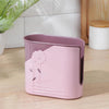 Premium Plastic Cutlery Holder: Dual Slot Spoon Organizer Station