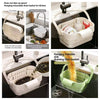 Premium Hanging Foldable Sink Drain Basket - Retractable Kitchen Filter & Organizer