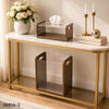 Imperial Majestic Wooden Texture Dustbin & Tissue Box Set