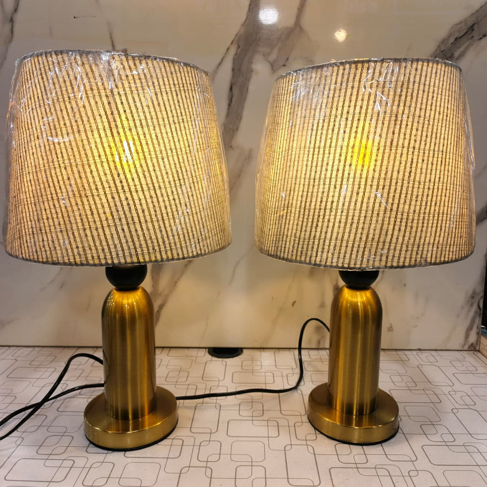 Luxury Antique Gold Capsule Table Lamp (each)